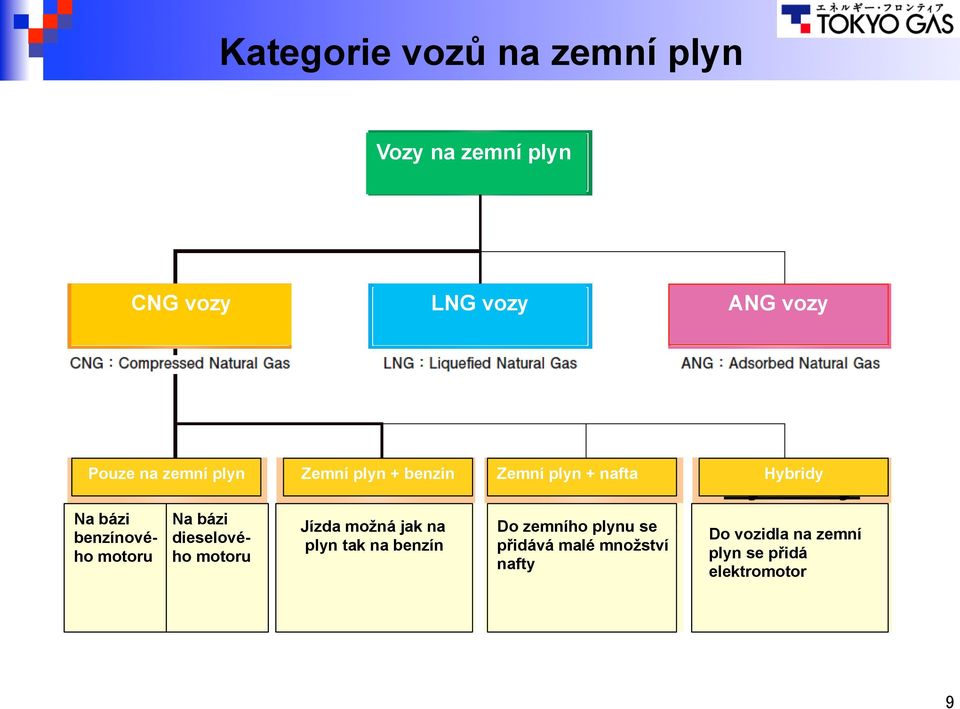 benzínového motoru Na bázi dieselového motoru Jízda možná jak na plyn tak na benzín Do