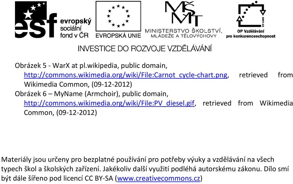 gif, retrieved from Wikimedia Common, (09-12-2012) Materiály jsou určeny pro bezplatné používání pro potřeby výuky a vzdělávání