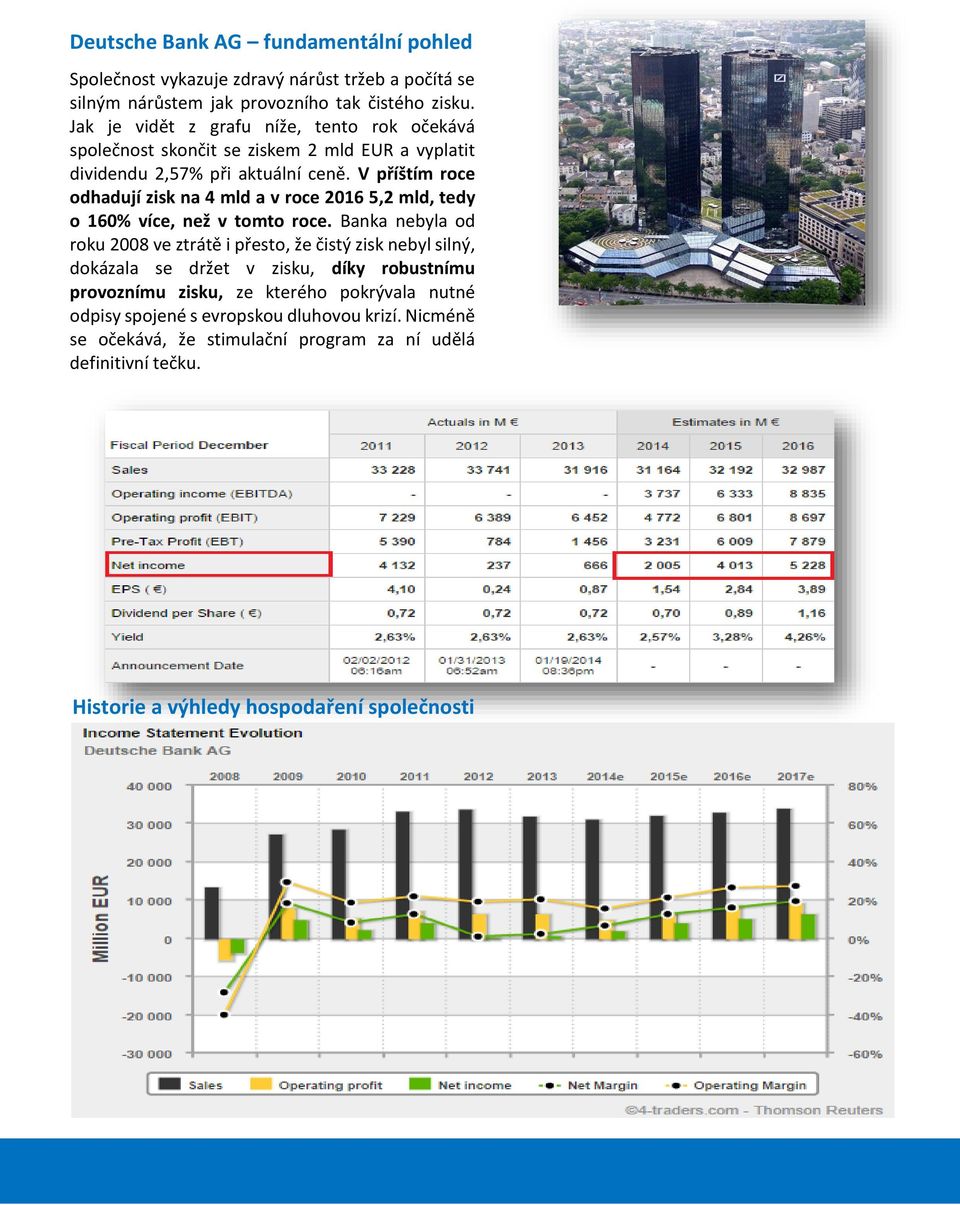 V příštím roce odhadují zisk na 4 mld a v roce 2016 5,2 mld, tedy o 160% více, než v tomto roce.