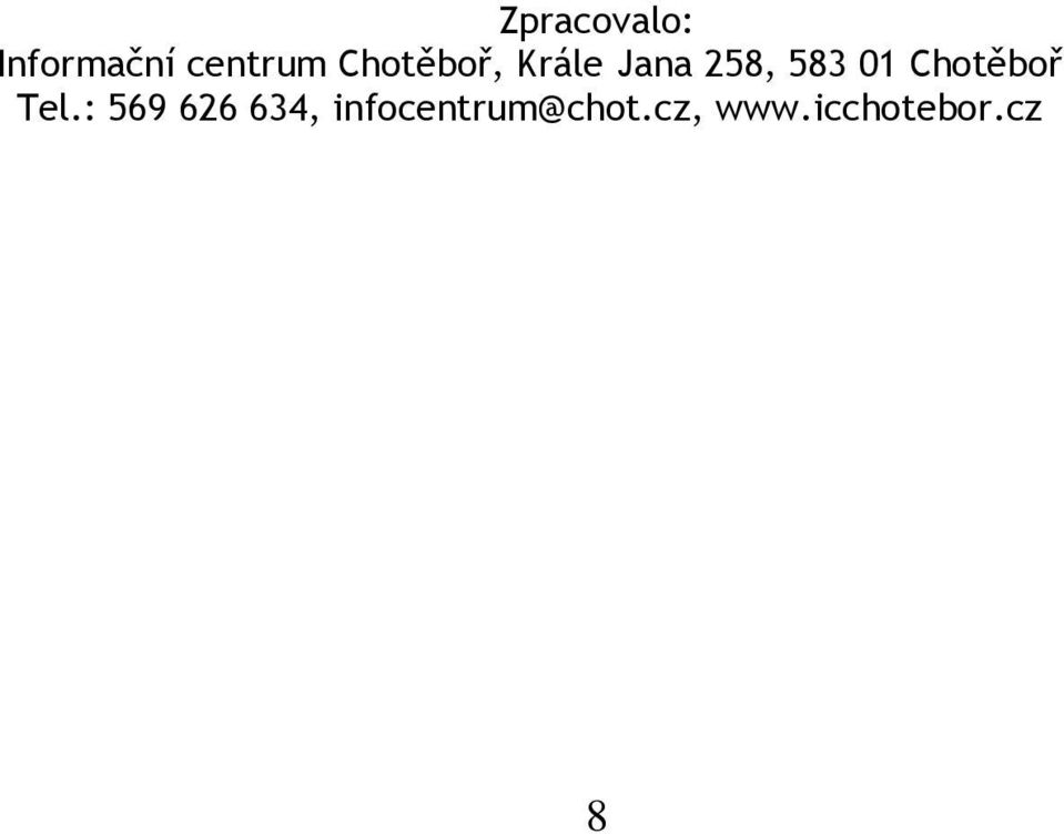 Chotěboř Tel.