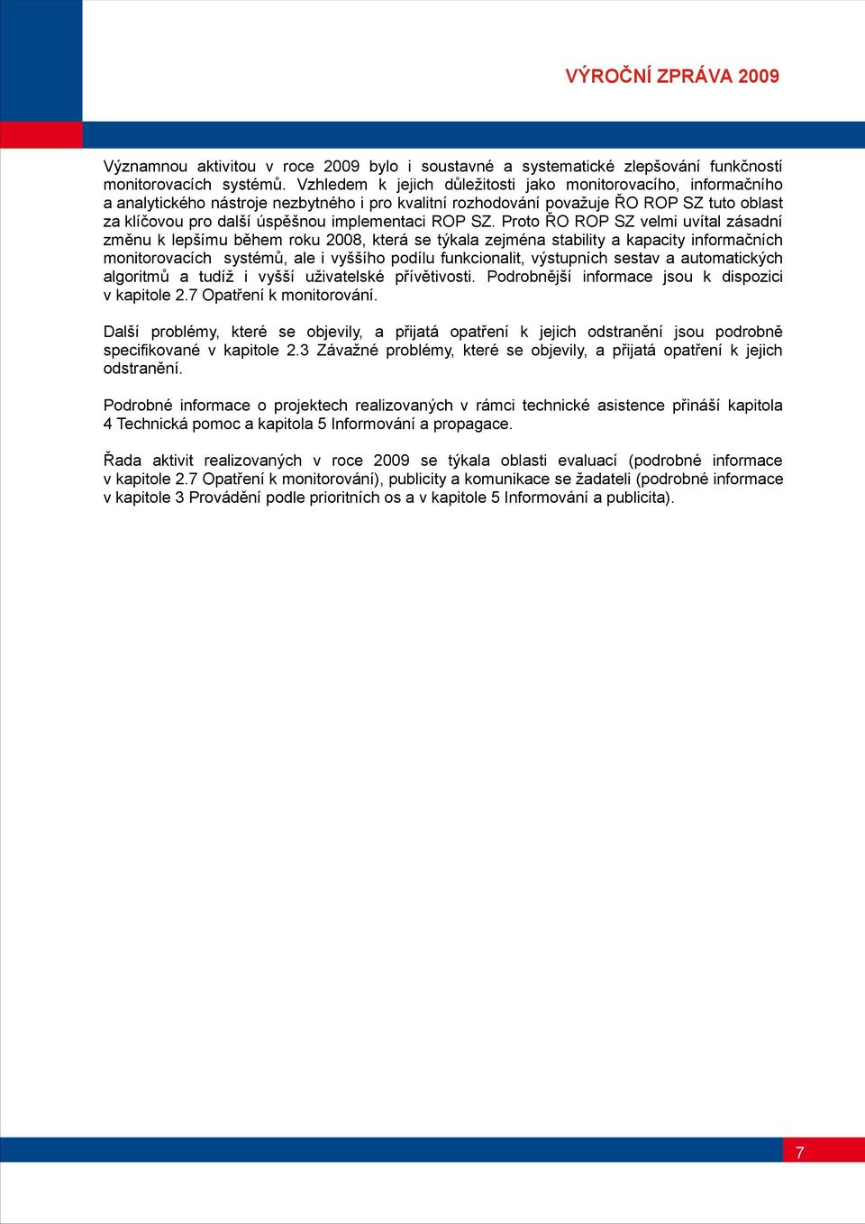 implementaci ROP SZ.