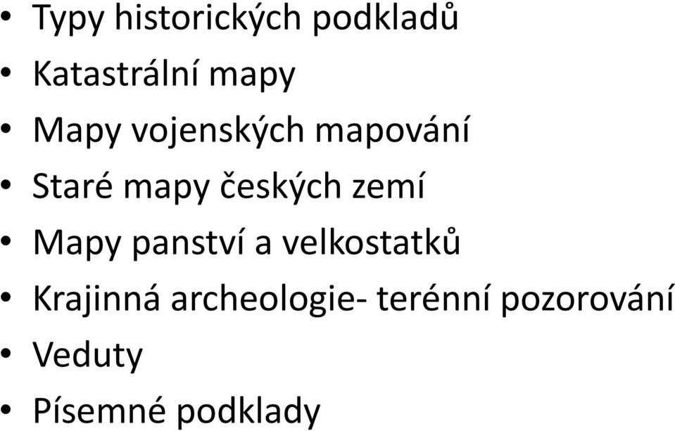 zemí Mapy panství a velkostatků Krajinná