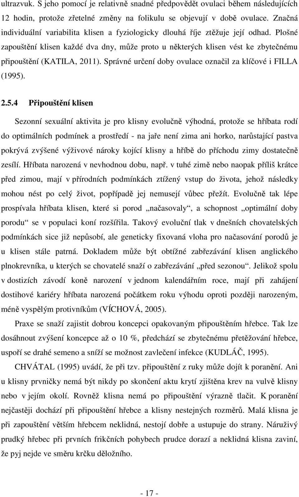 Zhodnocení reprodukčních ukazatelů klisen v Hřebčíně Napajedla, a.s. - PDF  Stažení zdarma