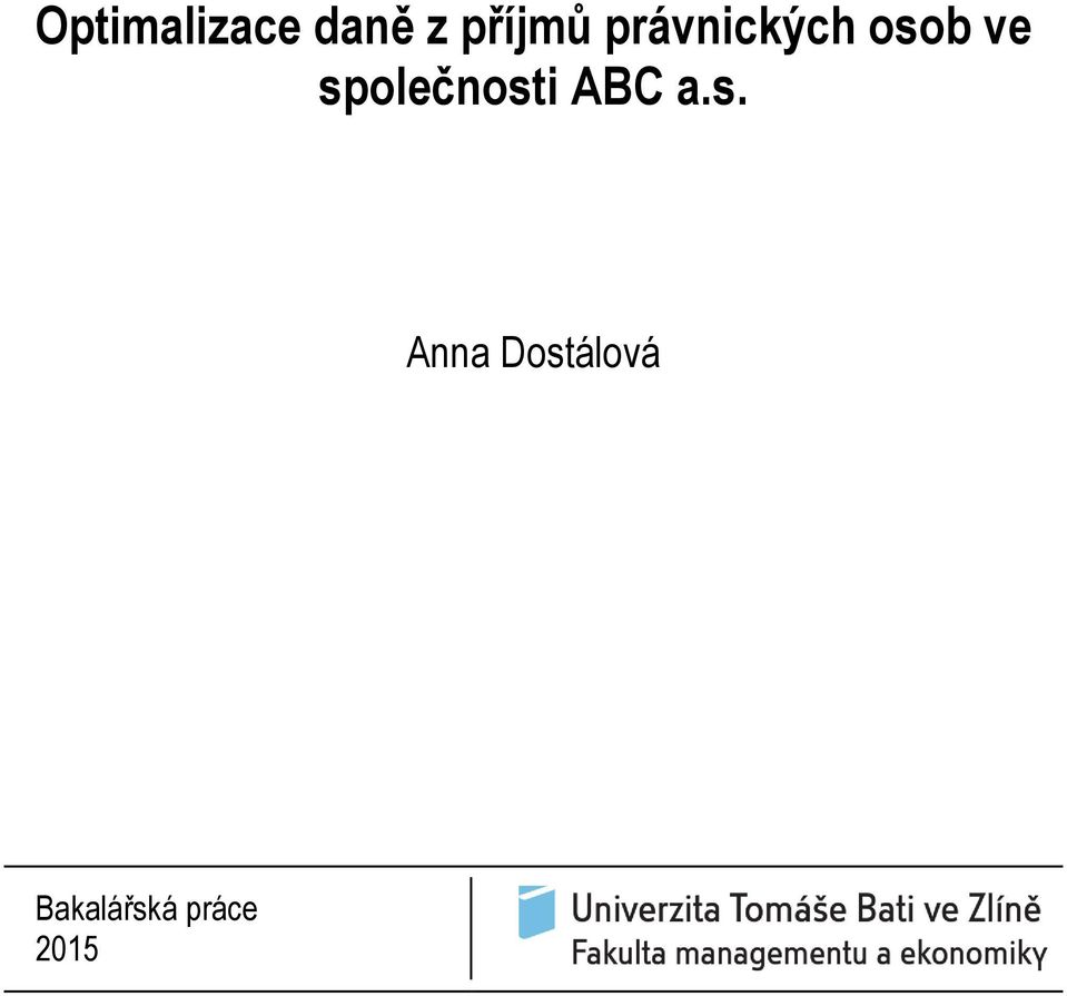ve společnosti ABC a.s.