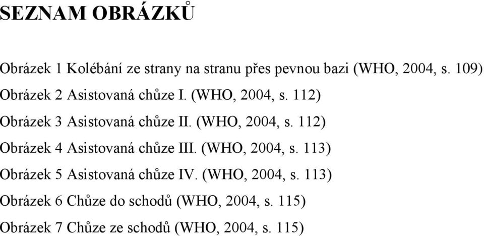 (WHO, 2004, s. 112) Obrázek 4 Asistovaná chůze III. (WHO, 2004, s.