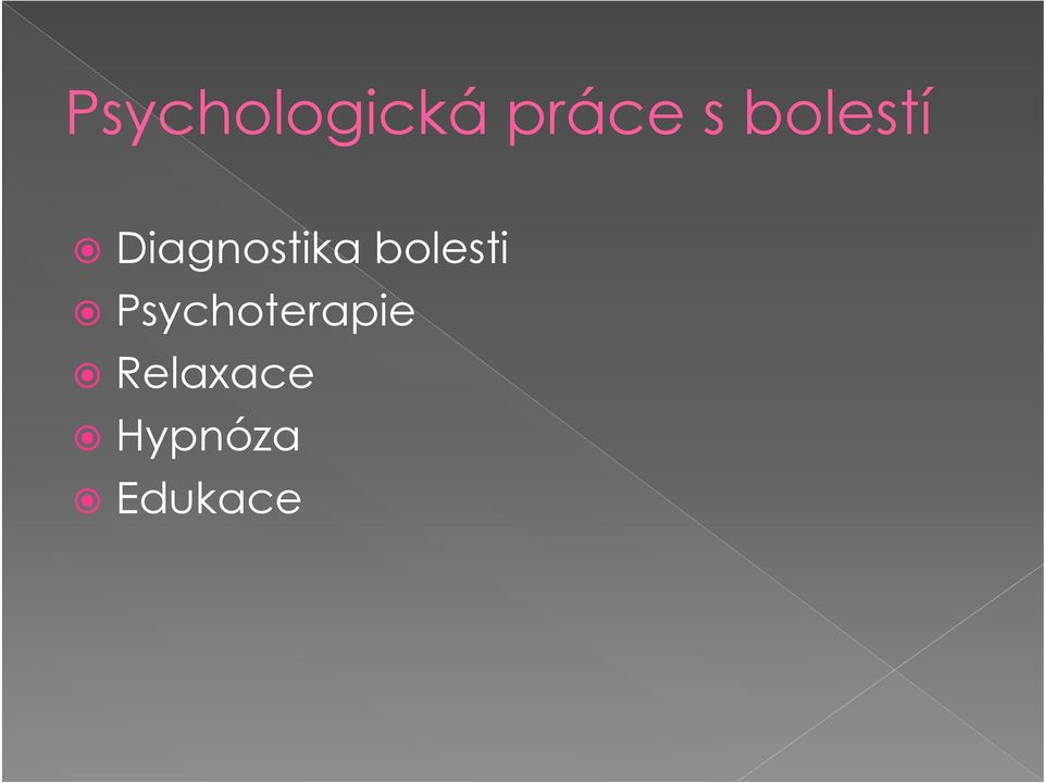 bolesti Psychoterapie