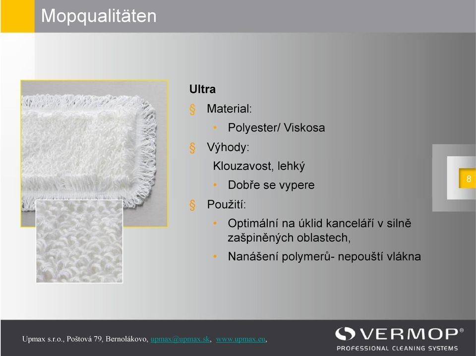 Optimální na úklid kanceláří v silně
