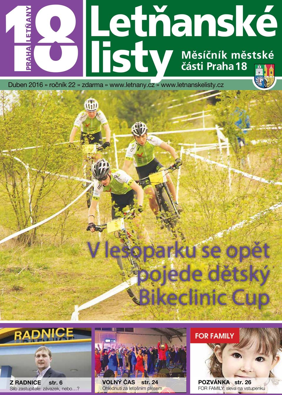 cz V lesoparku se opět pojede dětský Bikeclinic Cup Z RADNICE str.