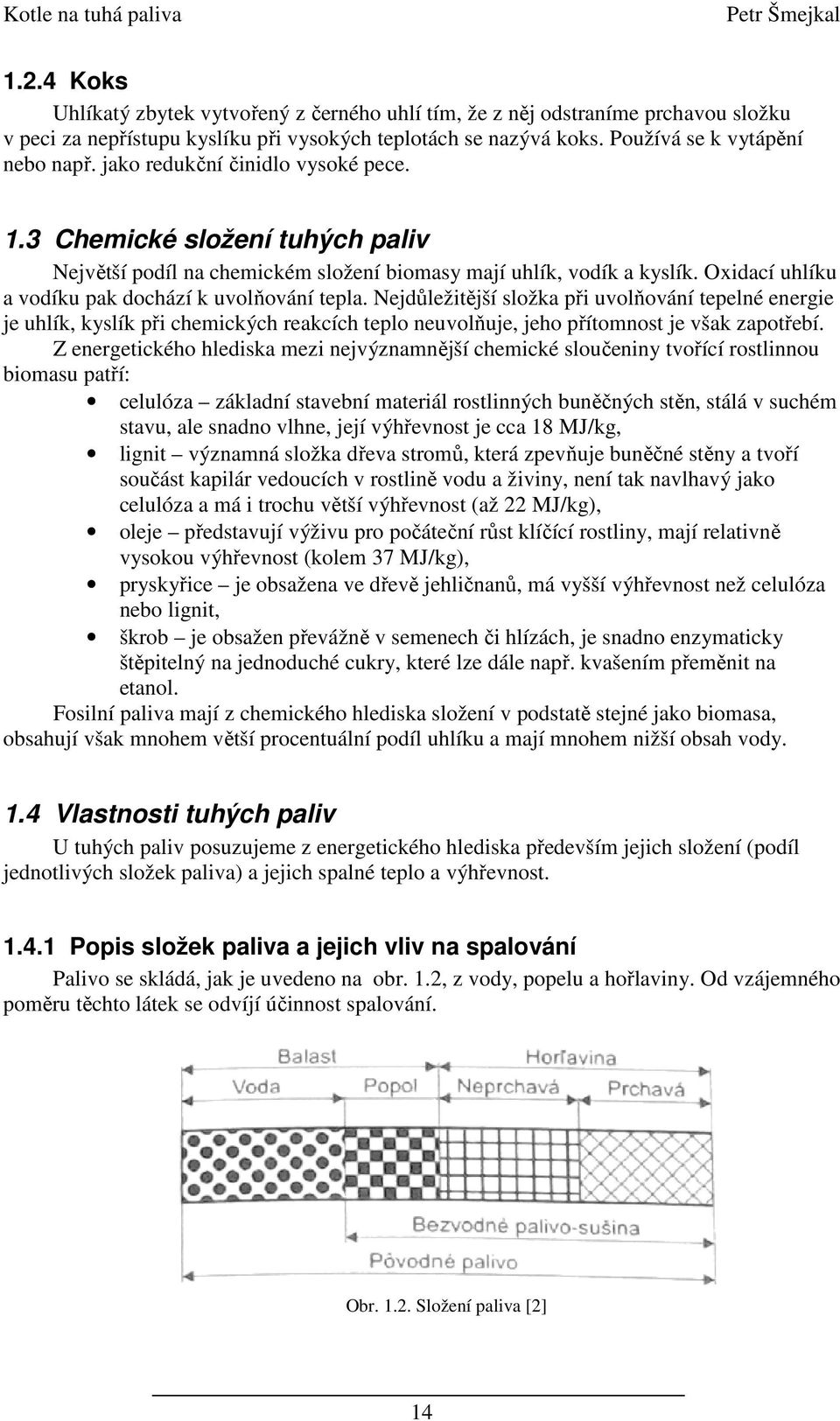 Nejdůležitější složka při uvolňování tepelné energie je uhlík, kyslík při chemických reakcích teplo neuvolňuje, jeho přítomnost je však zapotřebí.