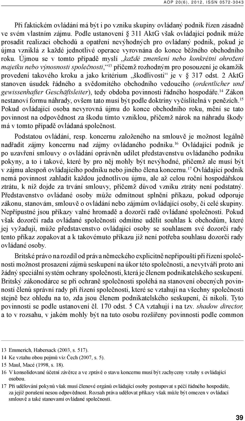 běžného obchodního roku.