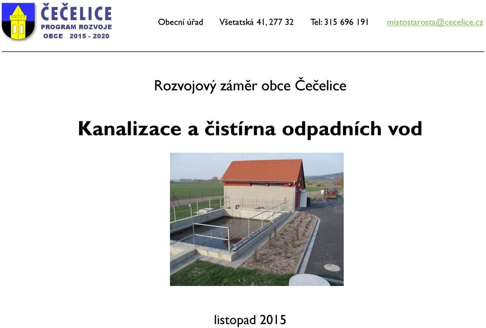 cz Rozvojový záměr obce Čečelice