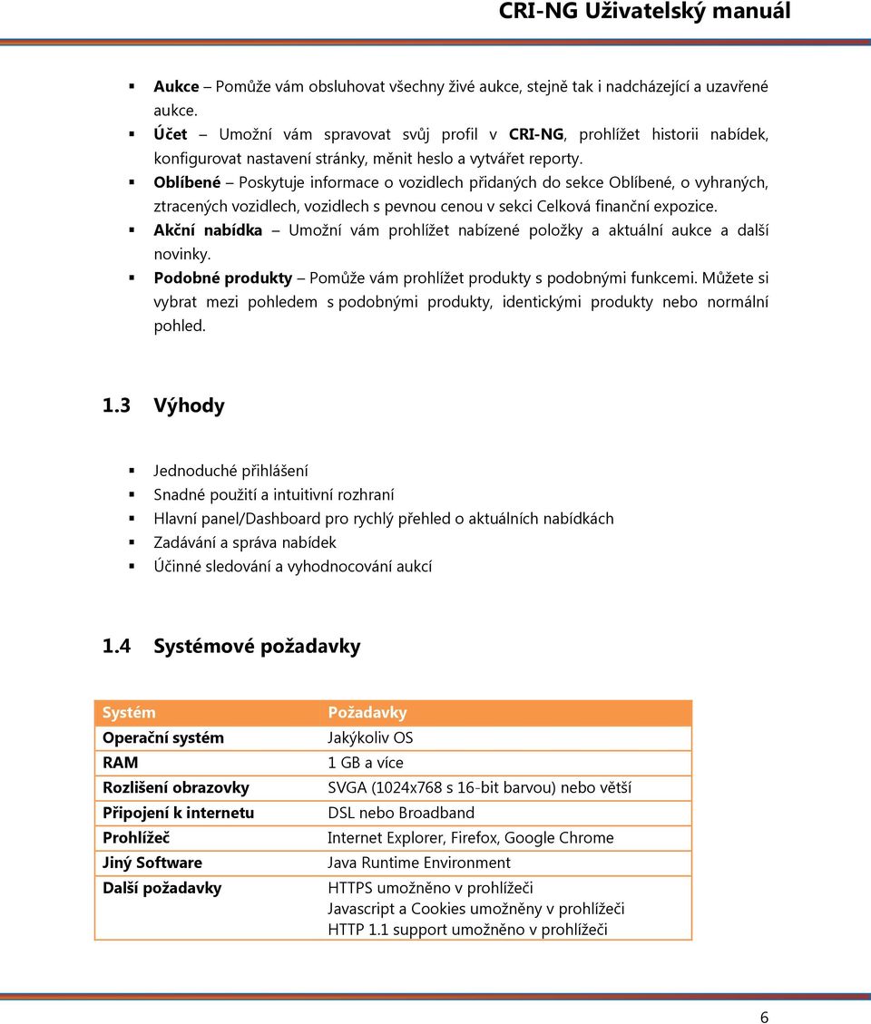 Oblíbené Poskytuje informace o vozidlech přidaných do sekce Oblíbené, o vyhraných, ztracených vozidlech, vozidlech s pevnou cenou v sekci Celková finanční expozice.