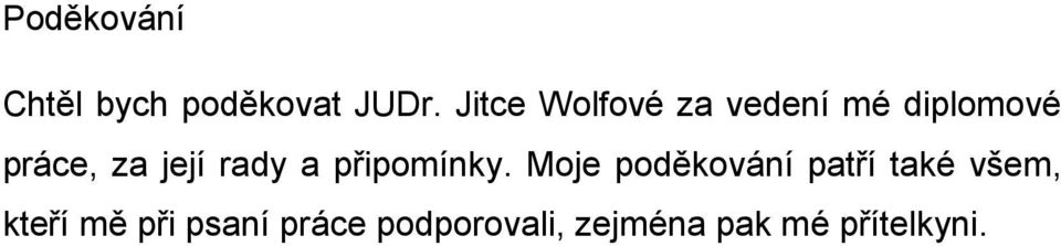rady a připomínky.