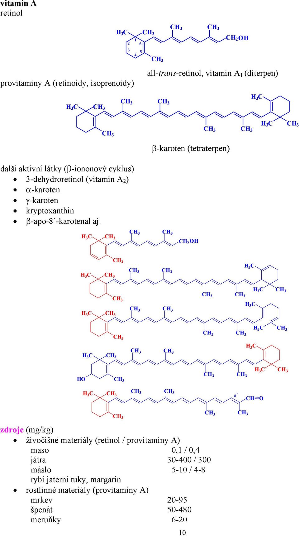 kryptoxanthin β-apo-8 -karotenal aj.