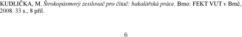 čítač: bakalářská práce.