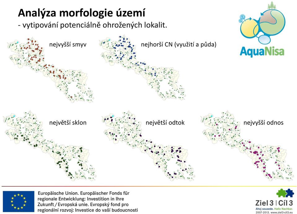nejvyšší smyv nejhorší CN (využití a