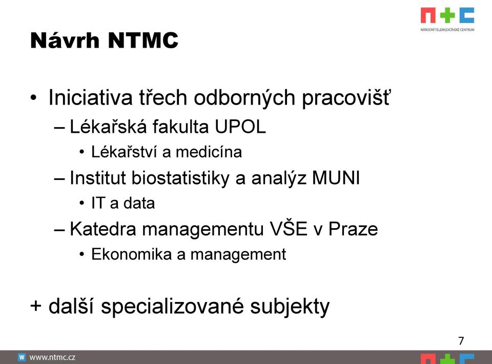 a analýz MUNI IT a data Katedra managementu VŠE v Praze