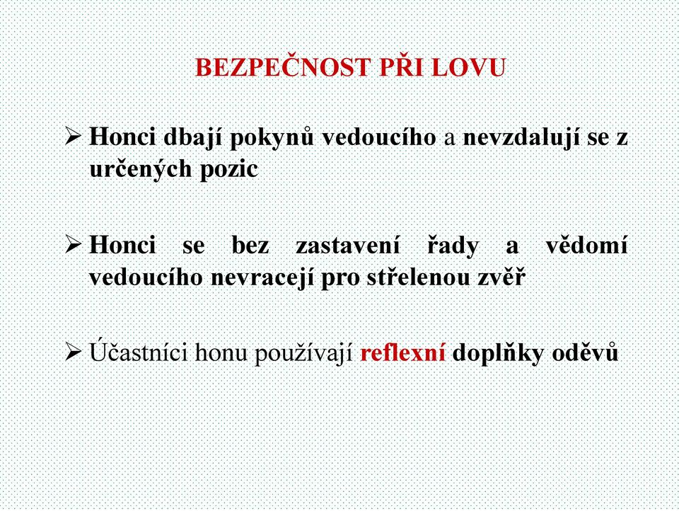 zastavení řady a vědomí vedoucího nevracejí pro