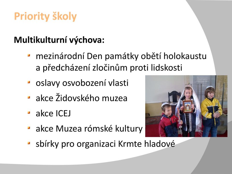 lidskosti oslavy osvobození vlasti akce Židovského muzea