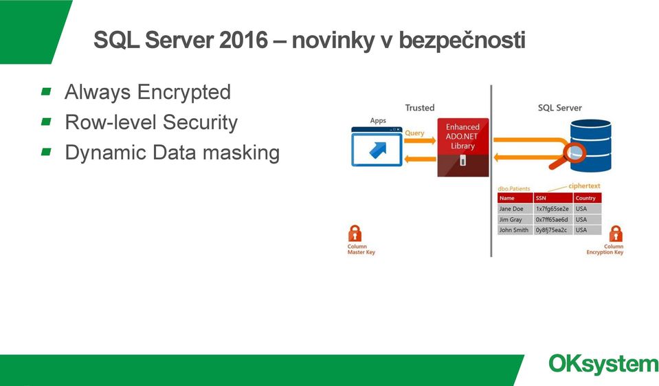 Encrypted Row-level