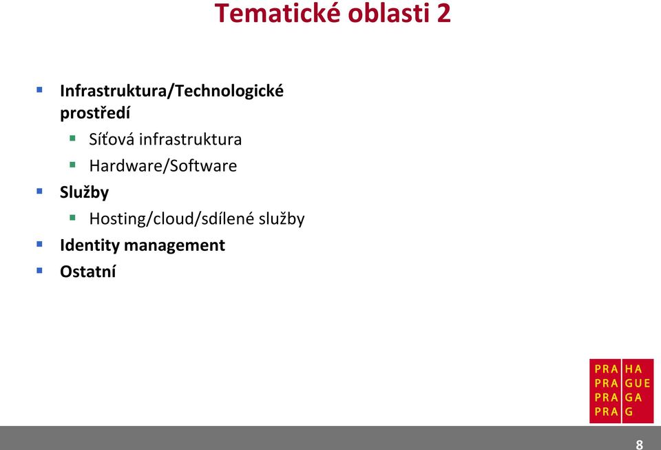 Síťová infrastruktura Hardware/Software