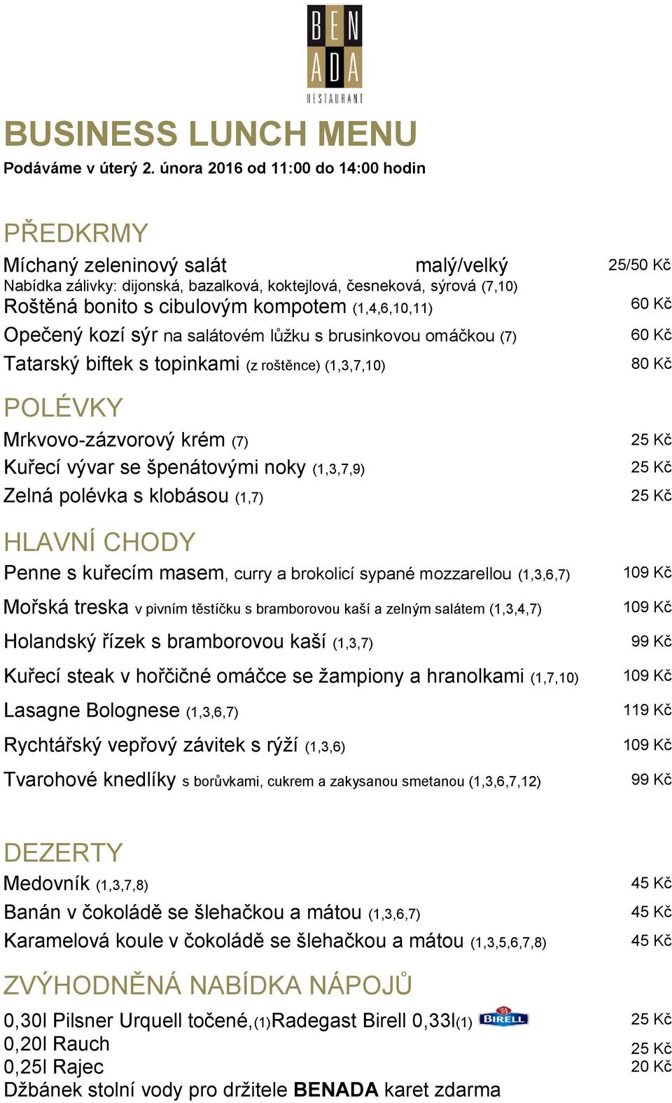 Mrkvovo-zázvorový krém (7) Penne s kuřecím masem,
