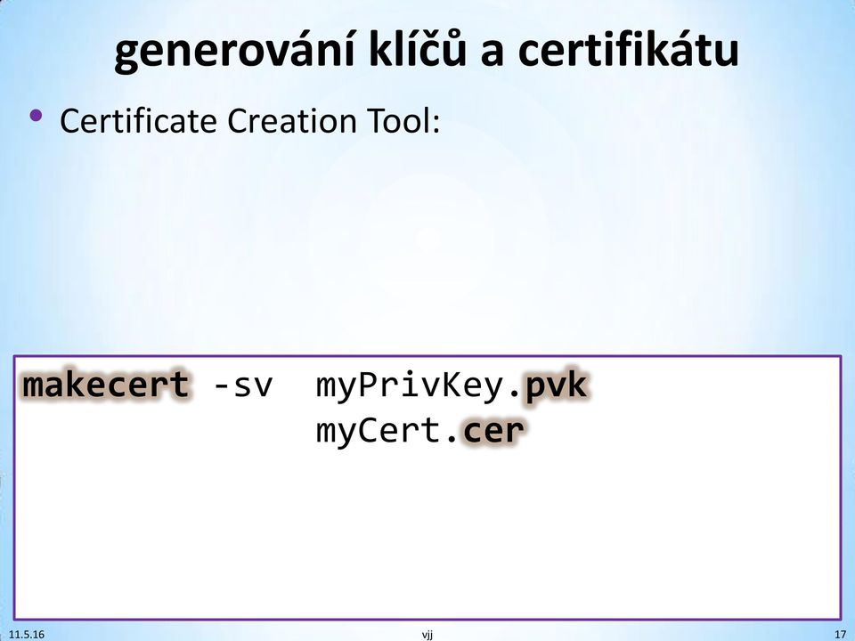 Certificate Creation Tool: