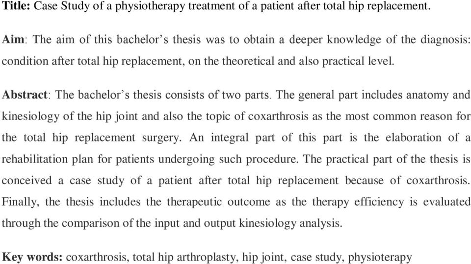 Abstract: The bachelor s thesis consists of two parts.