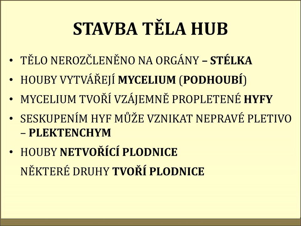 PROPLETENÉ HYFY SESKUPENÍM HYF MŮŽE VZNIKAT NEPRAVÉ