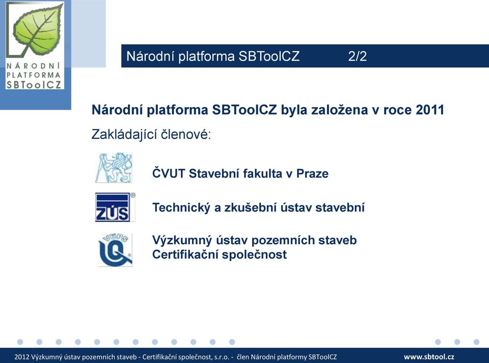 ČVUT Stavební fakulta v Praze Technický a zkušební ústav