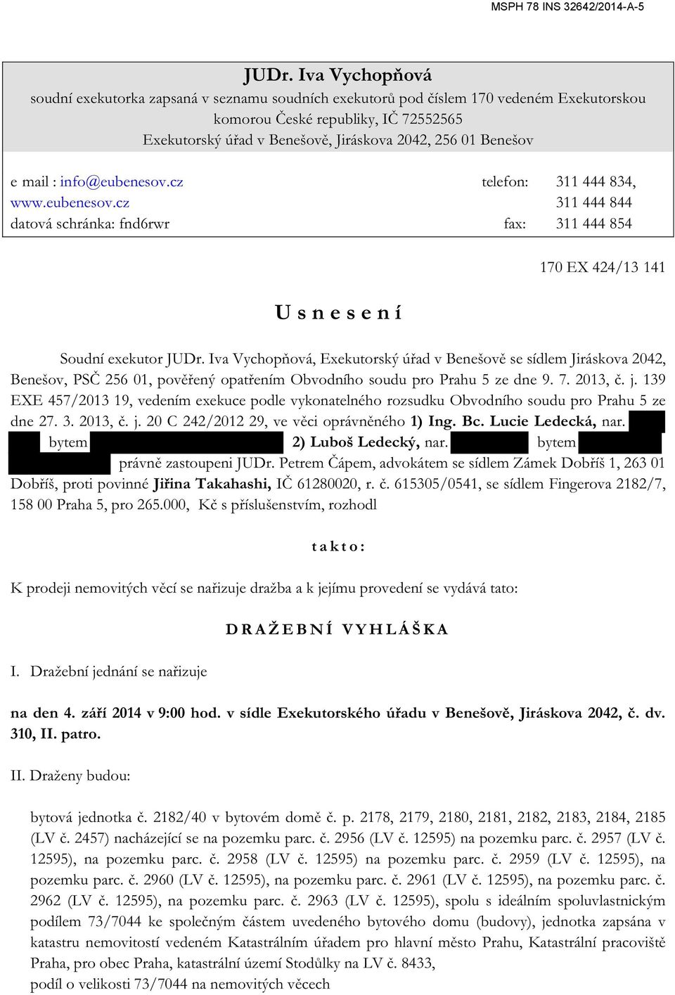 cz telefon: 311 444 834, www.eubenesov.