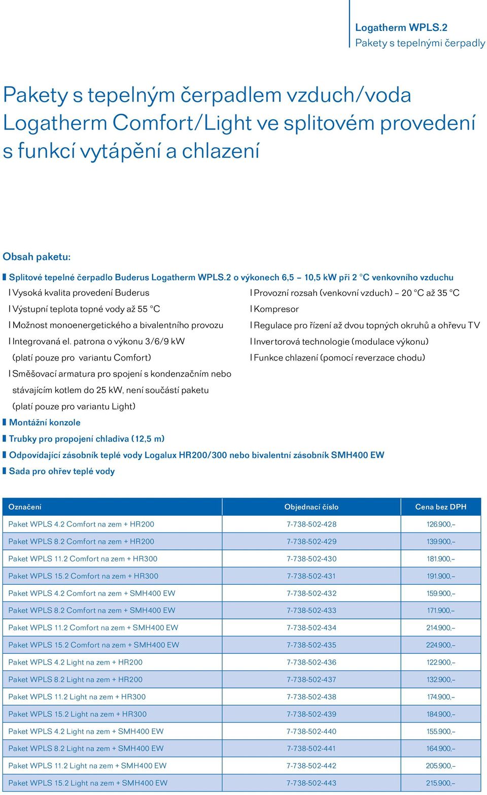 bivalentního provozu Regulace pro řízení až dvou topných okruhů a ohřevu TV Integrovaná el.