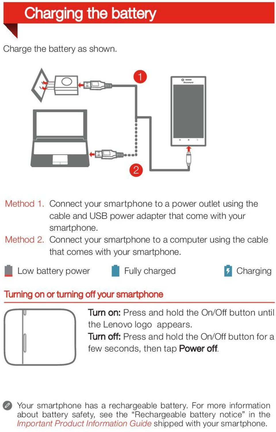 Connect your smartphone to a computer using the cable that comes with your smartphone.