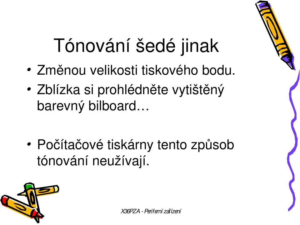 Zblízka si prohlédněte vytištěný