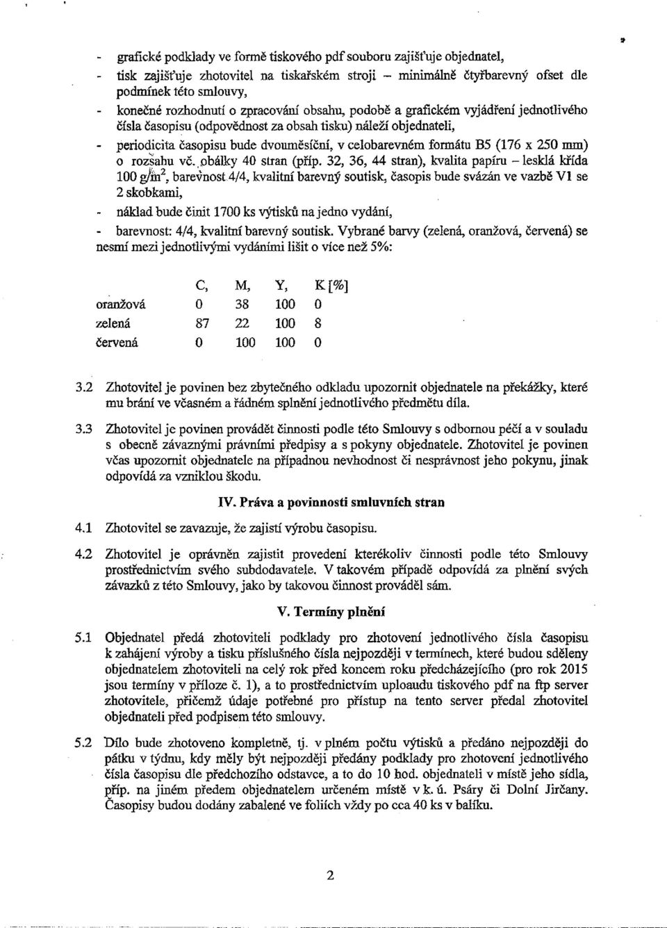 250 mm) o roz~ahu vč. Dbátky 40 stran (příp.