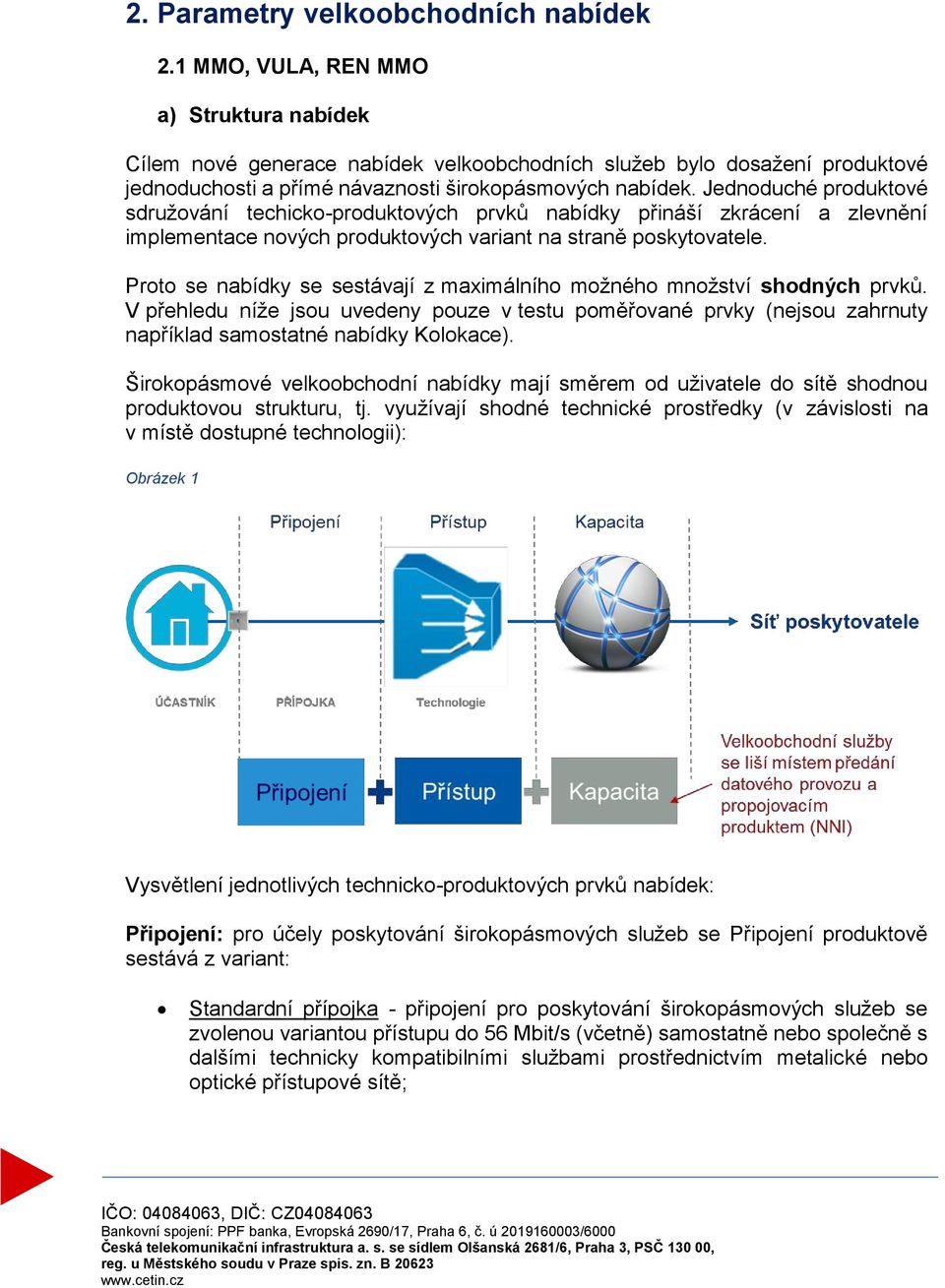 Jednoduché produktové sdružování techicko-produktových prvků nabídky přináší zkrácení a zlevnění implementace nových produktových variant na straně poskytovatele.