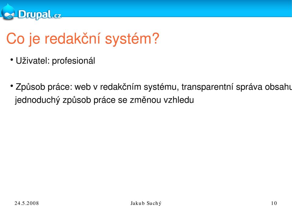 web v redakčním systému, transparentní