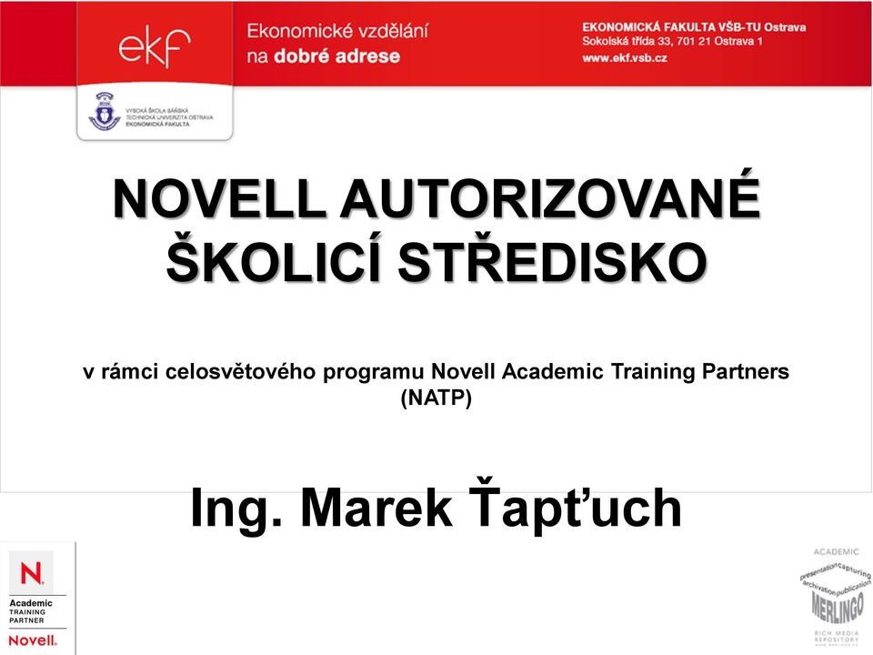 programu Novell Academic