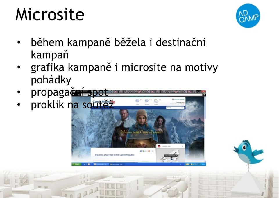 kampaně i microsite na motivy