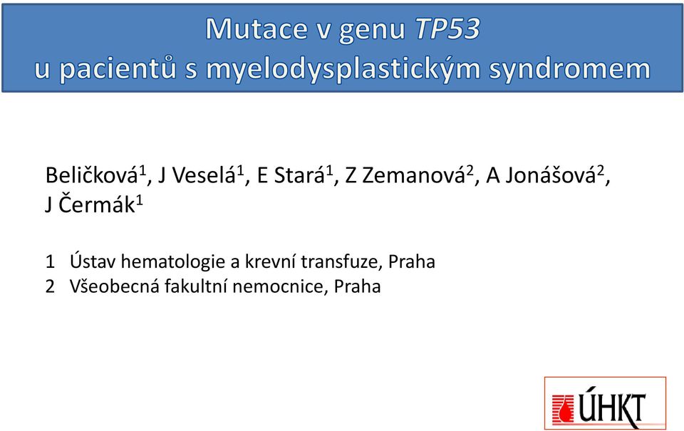 Ústav hematologie a krevní transfuze,