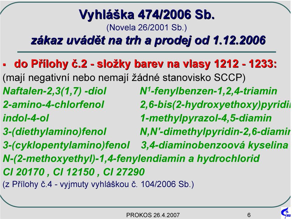 2-amino-4-chlorfenol 2,6-bis(2-hydroxyethoxy)pyridin indol-4-ol 1-methylpyrazol-4,5-diamin 3-(diethylamino)fenol N,N'-dimethylpyridin-2,6-diamin