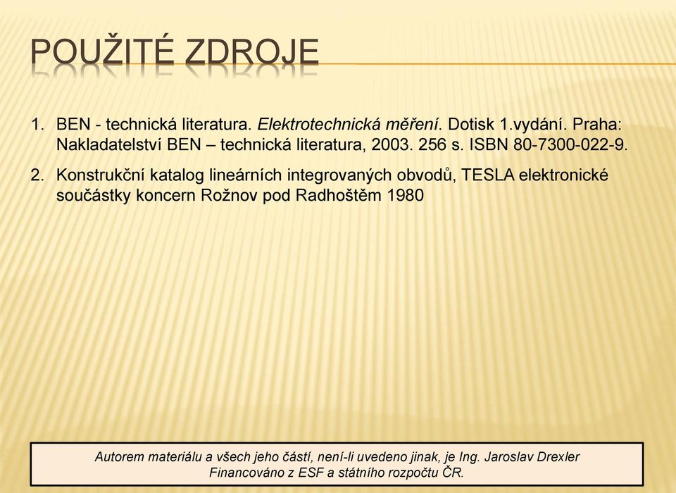 . Konstrukční katalog lineárních integrovaných obvodů, TESLA elektronické součástky koncern ožnov