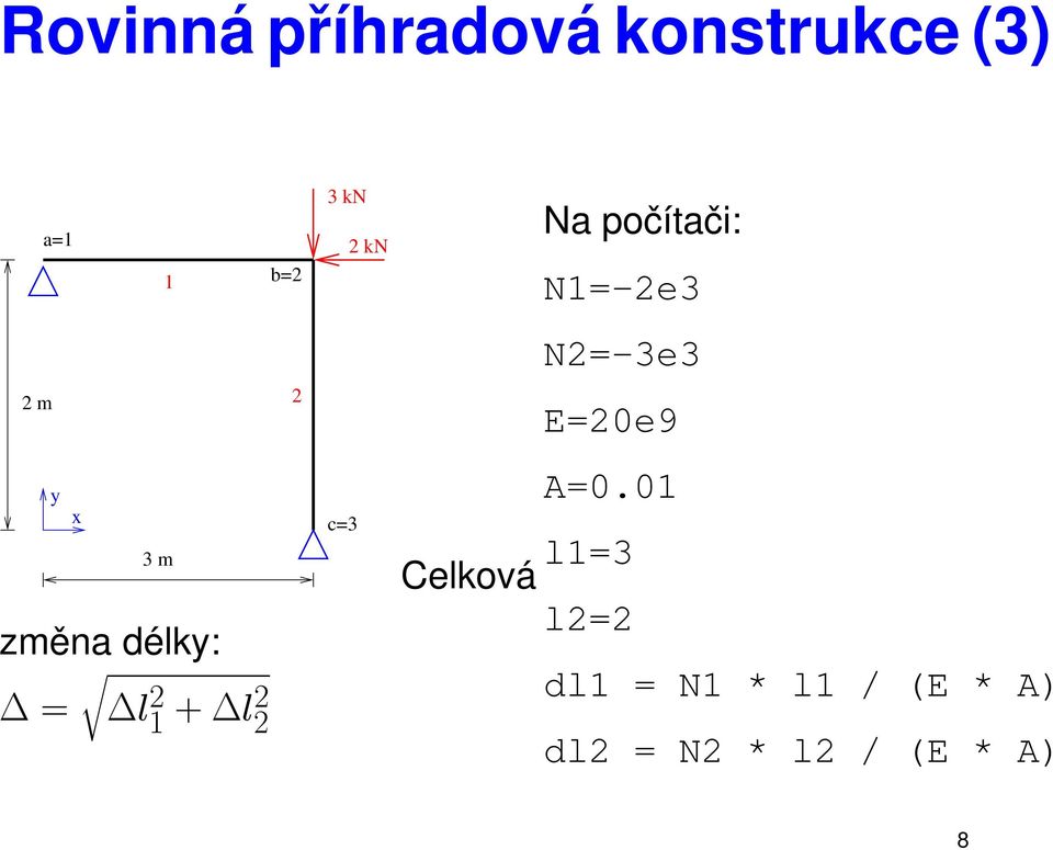 na d lk: ج پ6ز = پ6زl1 + پ6زl Celkov A=0.