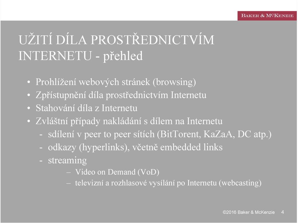 sdílení v peer to peer sítích (BitTorent, KaZaA, DC atp.