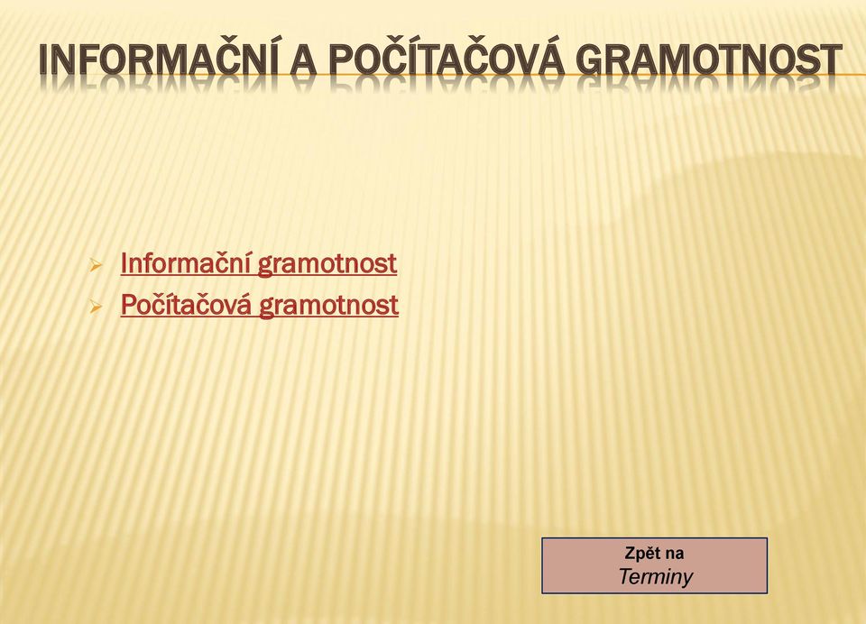 Informační gramotnost