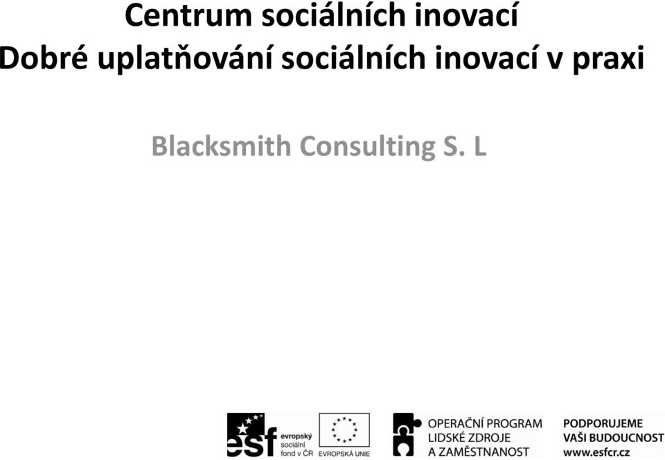 uplatňování sociálních