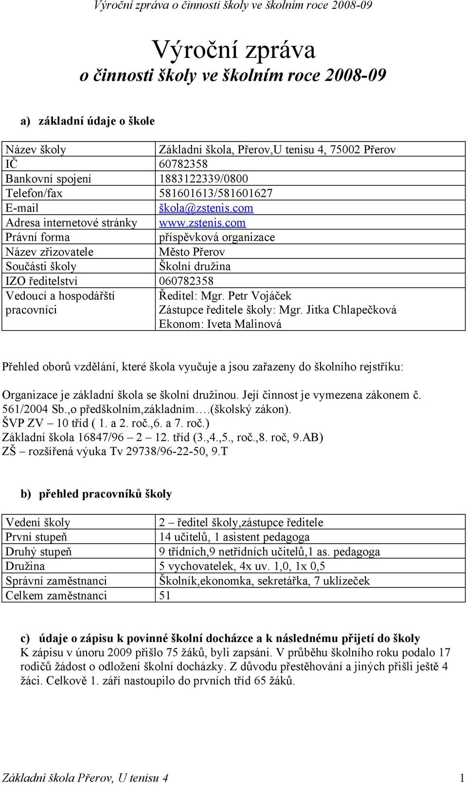 com Adresa internetové stránky www.zstenis.
