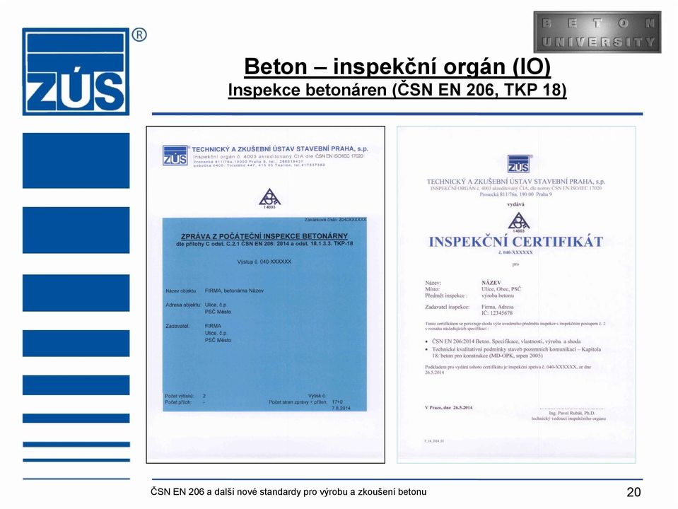 TKP 18) ČSN EN 206 a další nové