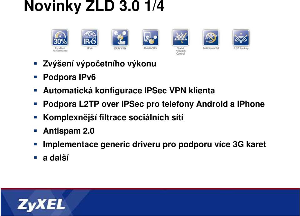 konfigurace IPSec VPN klienta Podpora L2TP over IPSec pro telefony