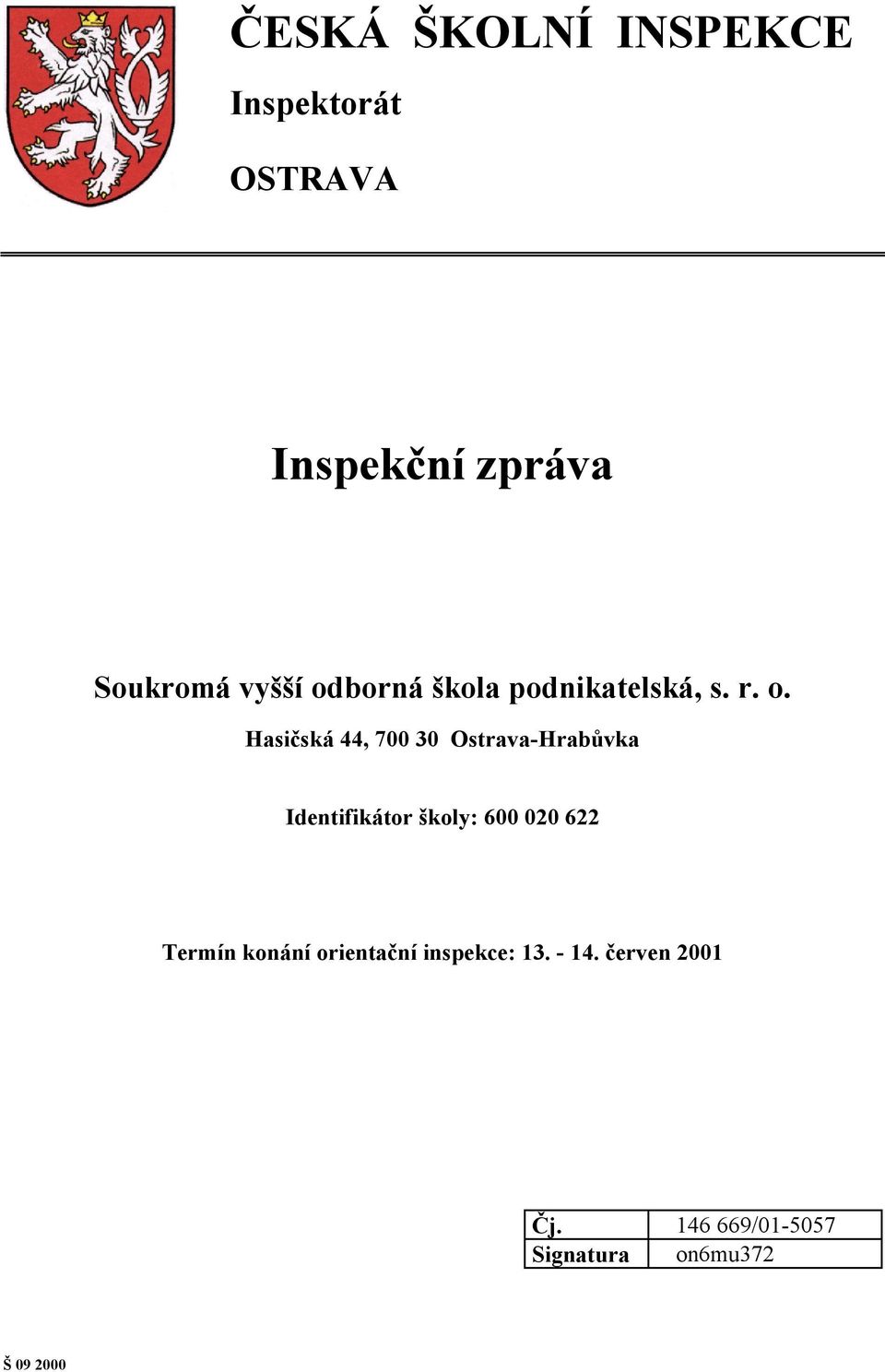 borná škola podnikatelská, s. r. o.